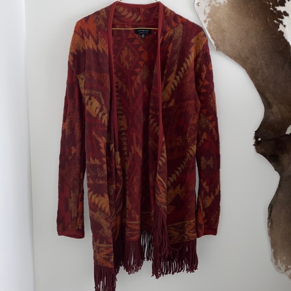 Western Aztec Lucky Brand Cardigan